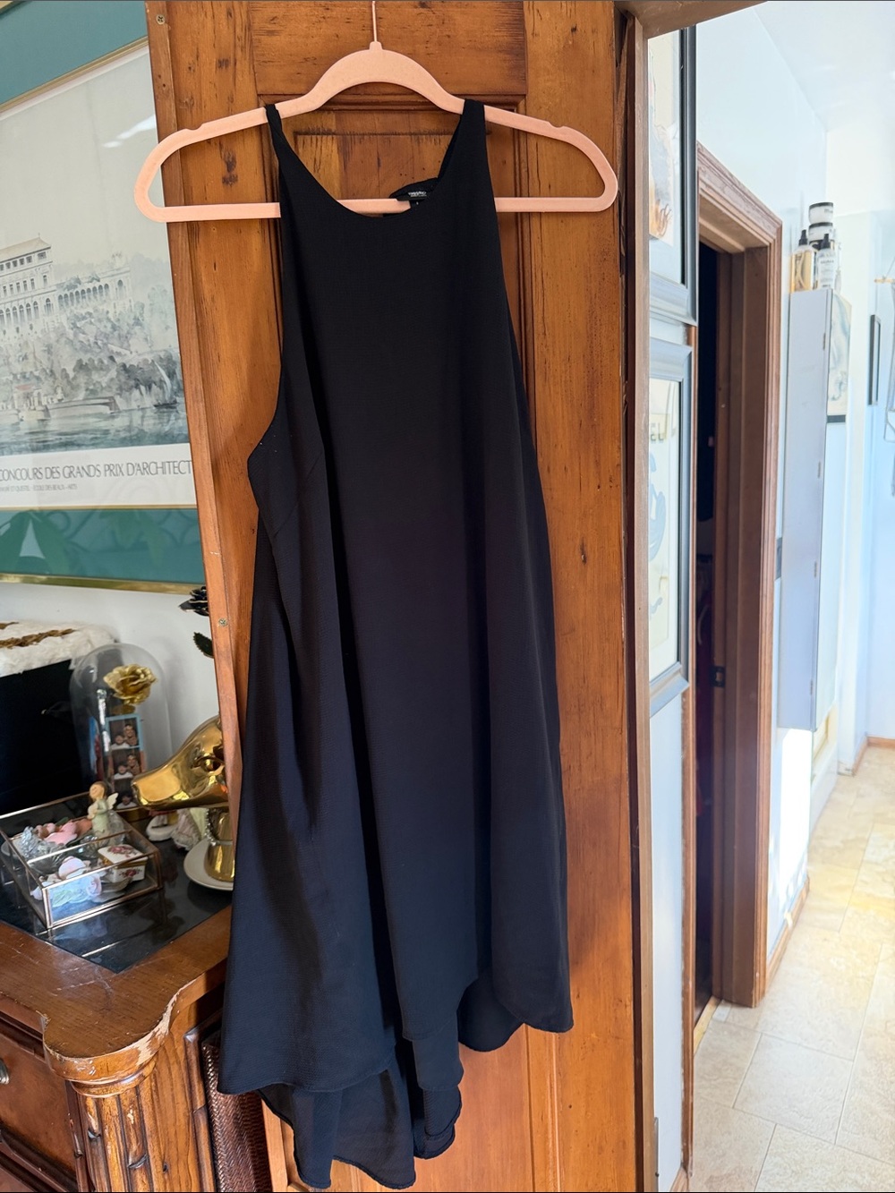 Mossimo Supply Co. Black High-Low Sleeveless Dress